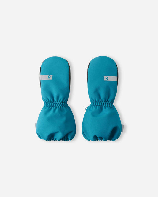 Reima Moffen Winter-Fäustlinge in Aquatic Blue – Vorderansicht