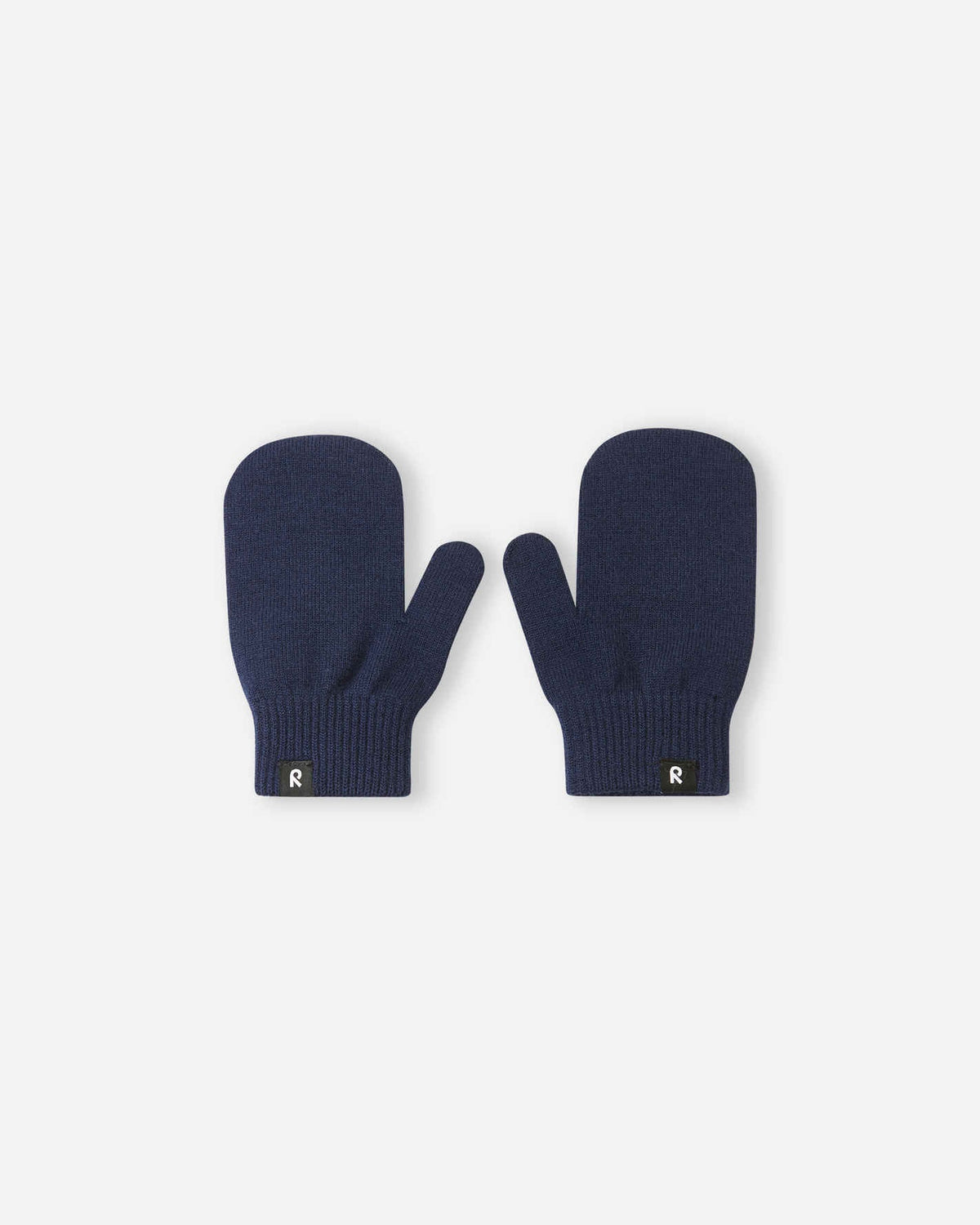 Manoplas de punto Reima Vantus para niños, color azul marino – Foto del producto (parte delantera)