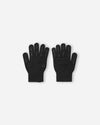 Guantes de merino Reima Nappaus para niños, color negro – Foto del producto (parte trasera)