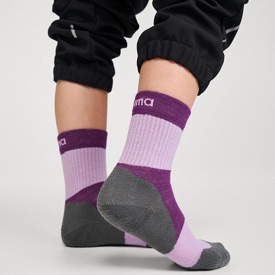 Reima Patikka Wollsocken Kinder Blooming Lilac – Packshot Seite
