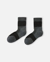 Reima Patikka Wollsocken Kinder Melange grey – Packshot Paar