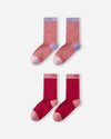 Reima Parit Wollsocken Kinder 2er-Pack Rose Blush – Packshot 1