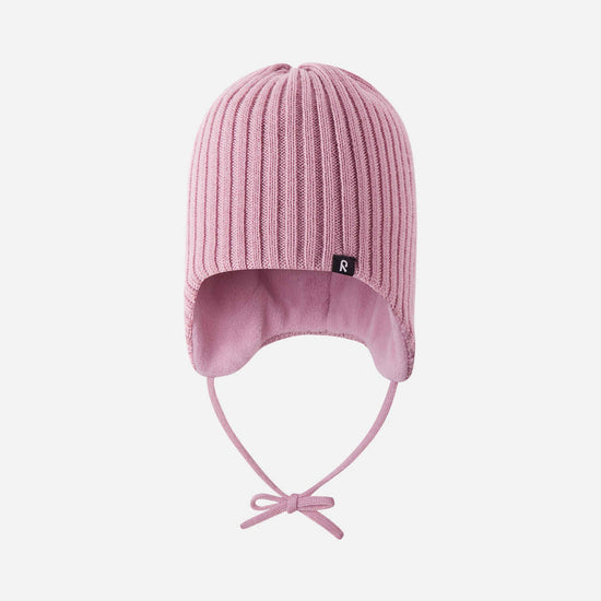 Reima Myssytys Merino-Beanie in Grey Pink – Vorderansicht