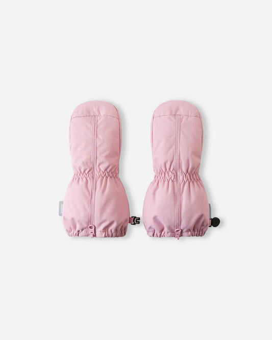 Reima Tassuin Winter-Fäustlinge in Grey Pink – Vorderansicht
