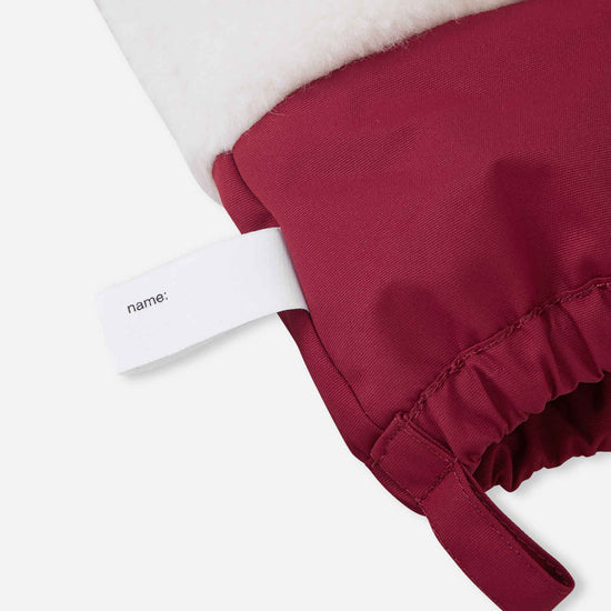 Reima Anturoin ReimaTec Winter-Booties Baby – Cranberry – Detailansicht
