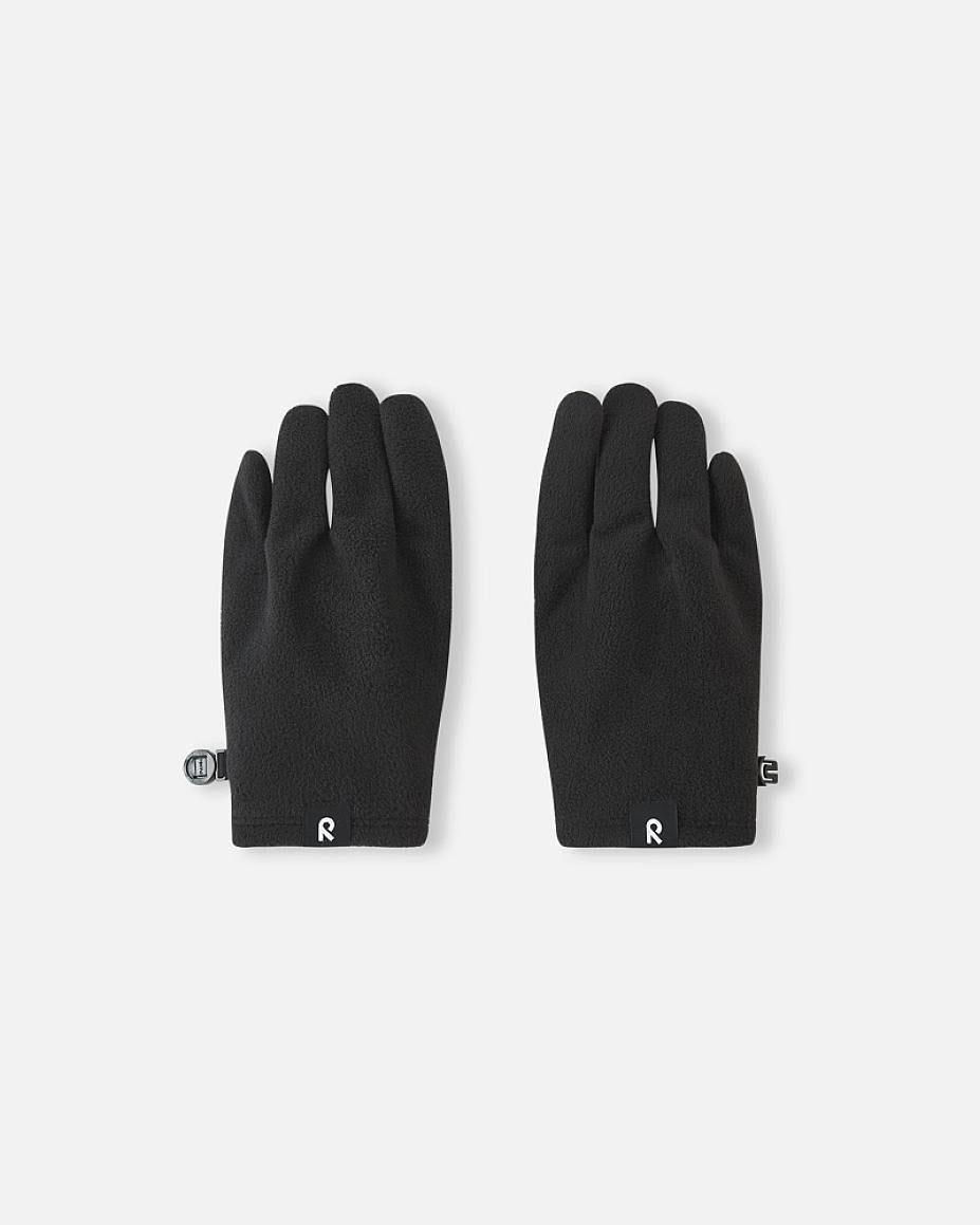 Reima Tuuleen Fleecehandschuhe Kinder Black Vorderansicht