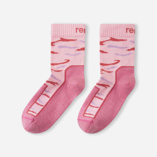Chaussettes de randonnée Reima Kuivilla pour enfants, modèle Light Heather – Packshot 1