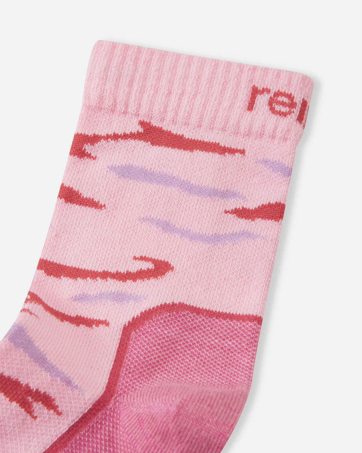 Chaussettes de randonnée Reima Kuivilla pour enfants, modèle Light Heather – Détails sur la composition