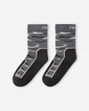 Chaussettes de randonnée Reima Kuivilla pour enfants, modèle Soft Black – Packshot 1