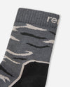 Chaussettes de randonnée Reima Kuivilla pour enfants, modèle Soft Black – Packshot 2