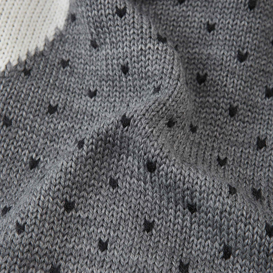 Reima Ilmeet Schalmütze Kinder in Melange grey – Strickdetail