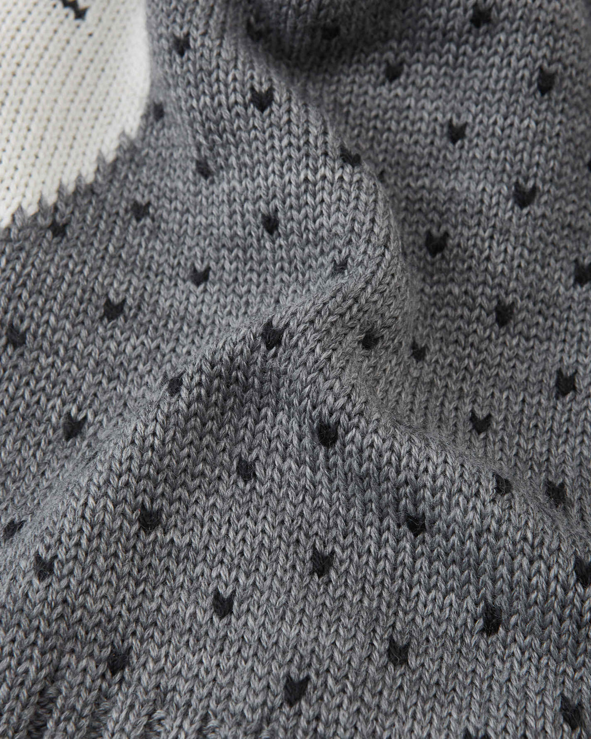 Reima Ilmeet Schalmütze Kinder in Melange grey – Strickdetail