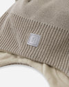 Gorro de merino Reima Kumpi para niños pequeños – Beige tierra