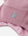 Gorro de merino Reima Kumpi para niños pequeños – Gris rosa