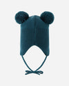 Gorro de merino Reima Kumpi para niños pequeños – Verde azulado oscuro