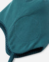 Gorro de merino Reima Kumpi para niños pequeños – Verde azulado oscuro