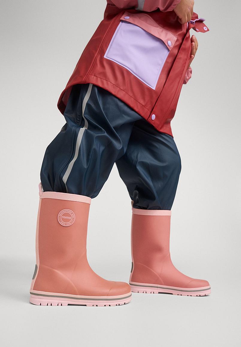 Stivali da pioggia Reima Taika 2.0 per bambini – Rose Blush – Immagine del prodotto 1d