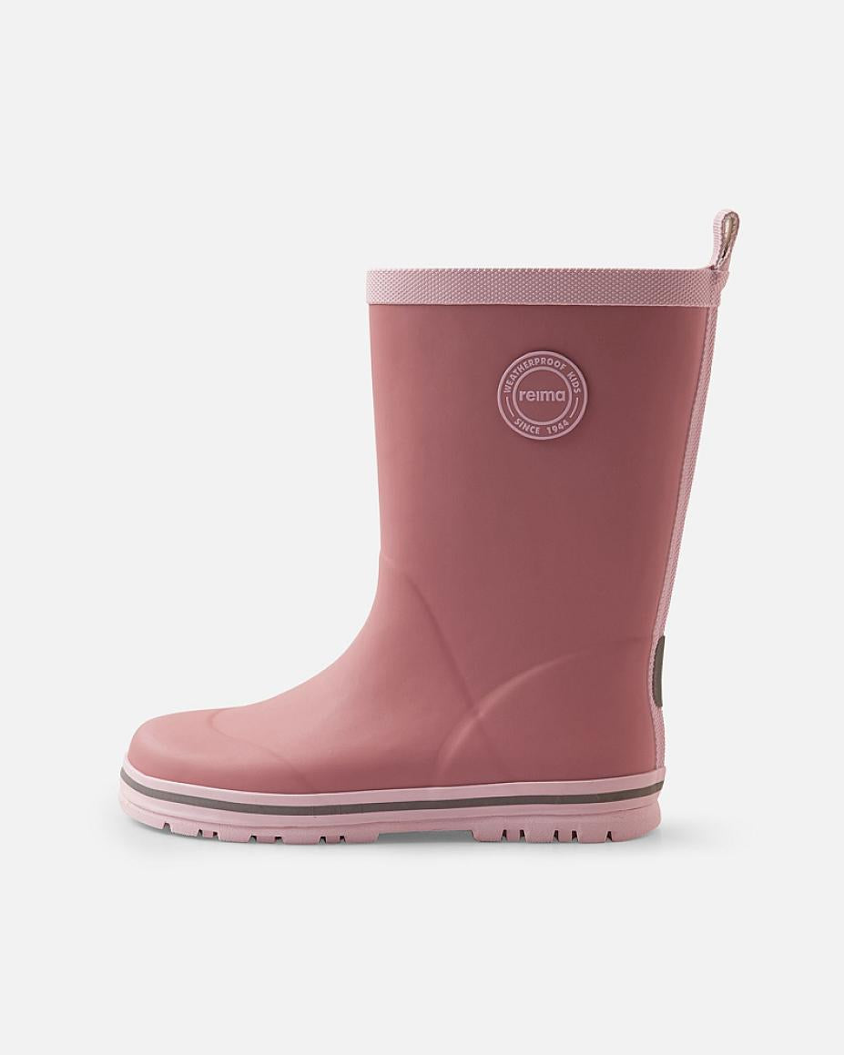 Stivali da pioggia Reima Taika 2.0 per bambini – Rosa Blush – Foto del prodotto (vista frontale)
