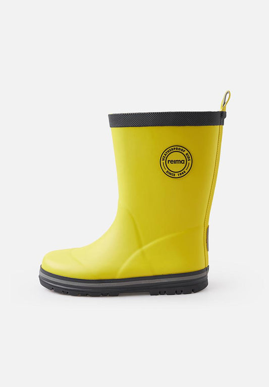 Bottes de pluie Reima Taika 2.0 pour enfants – Jaune – Photo de produit (vue de face)