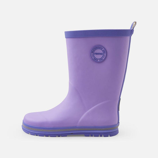 Stivali da pioggia Reima Taika 2.0 per bambini – Blooming Lilac – Foto del prodotto (vista frontale)