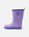 Stivali da pioggia Reima Taika 2.0 per bambini – Blooming Lilac – Foto del prodotto (vista frontale)