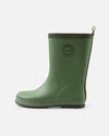 Stivali da pioggia Reima Taika 2.0 per bambini – Green Clay – Foto del prodotto (vista frontale)