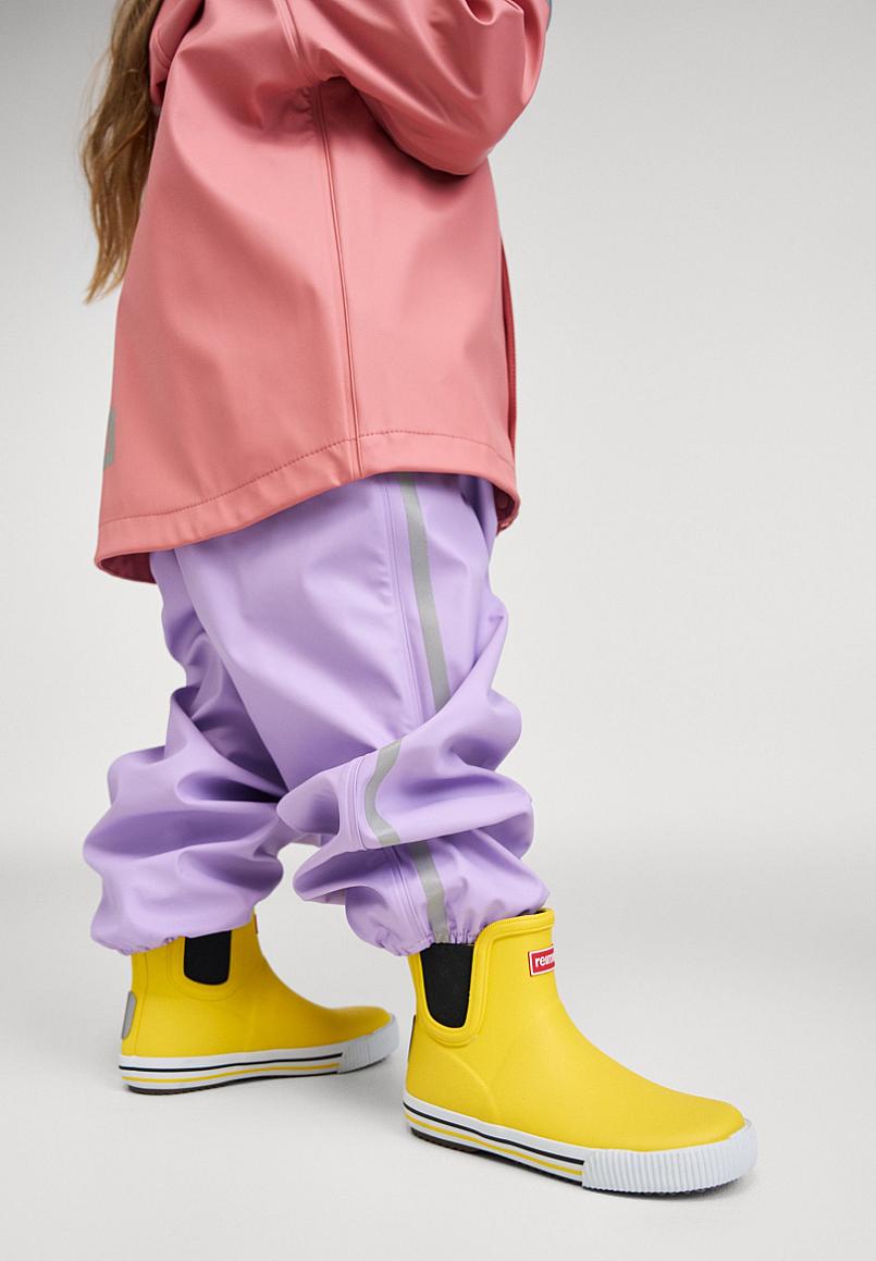 Botas de lluvia Reima Ankles para niños – Amarillas – Foto de estudio