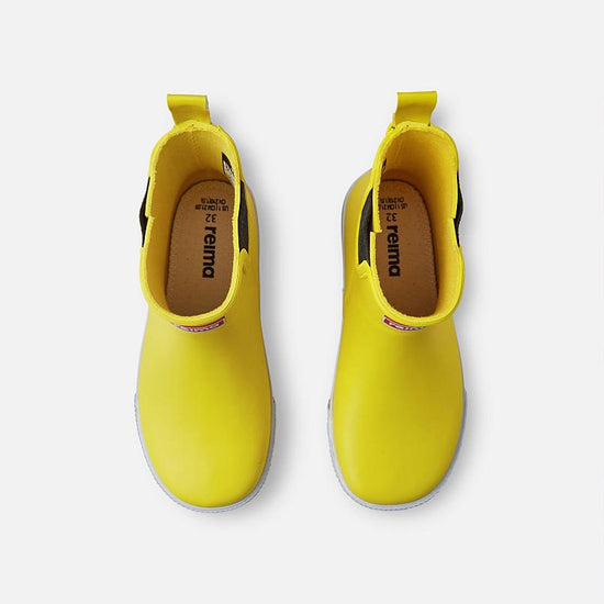 Botas de lluvia Reima Ankles para niños – Amarillas – Foto de producto (vista desde arriba)