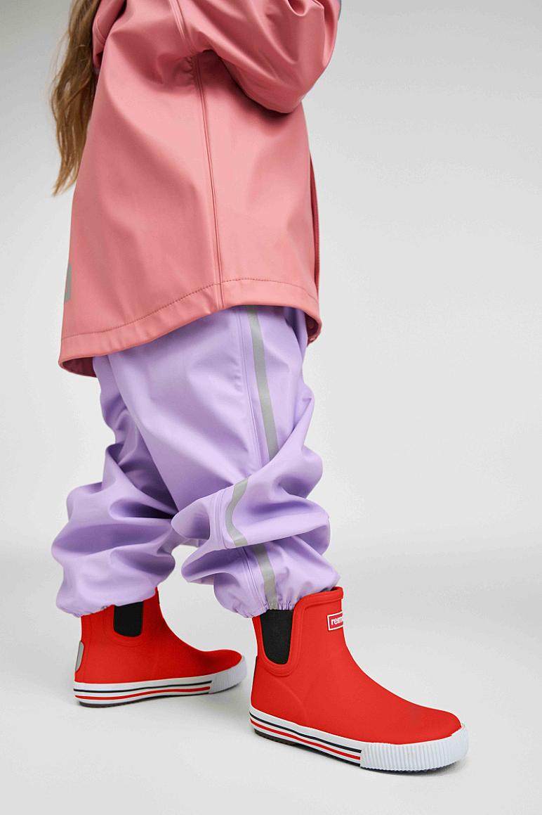 Botas de lluvia Reima Ankles para niños – Reima Red – Detalle de la foto de estudio