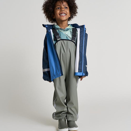 Botas de lluvia Reima Ankles para niños – Verde grisáceo – Foto de estudio 1