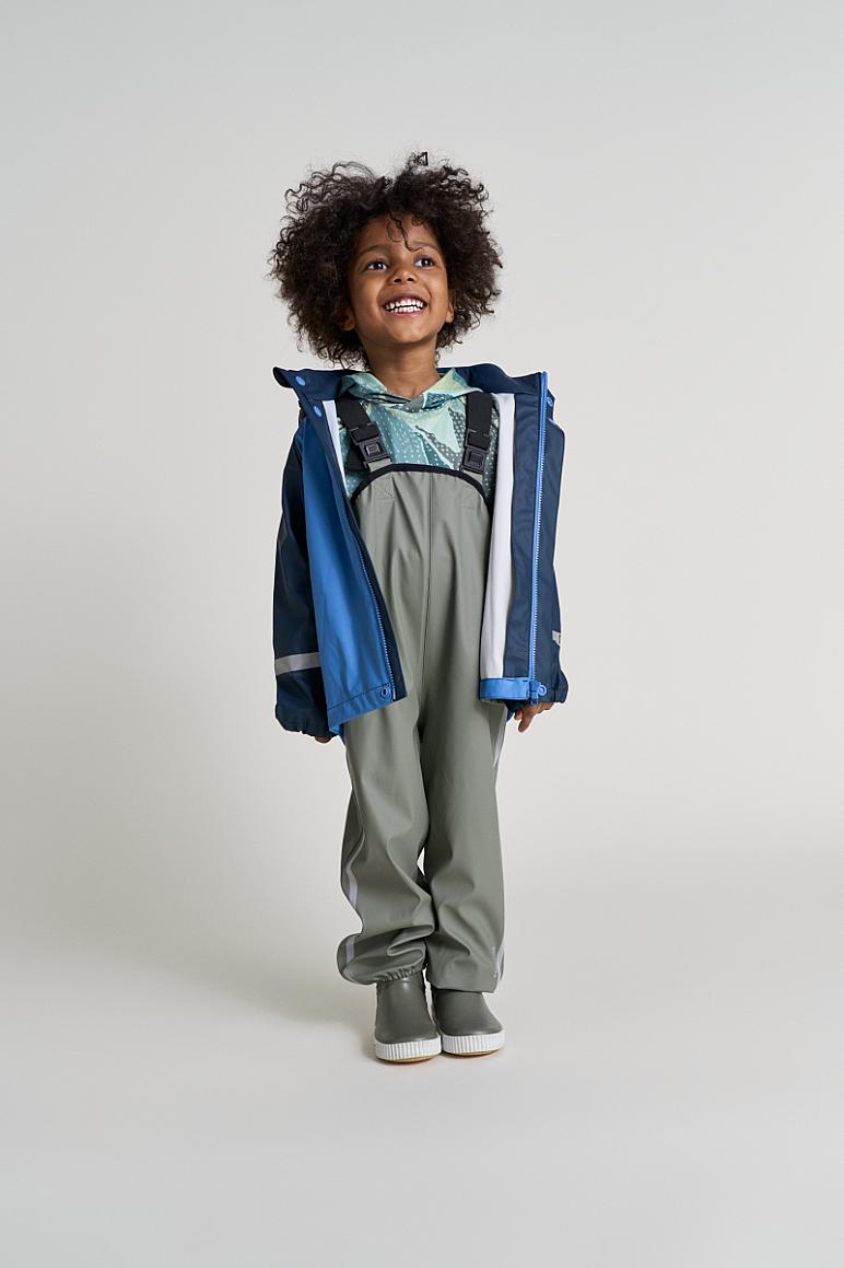 Botas de lluvia Reima Ankles para niños – Verde grisáceo – Foto de estudio 1