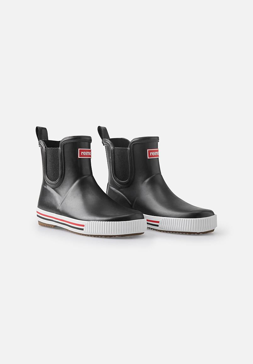 Botas de lluvia Reima Ankles para niños – Negro – Packshot: vista de un par