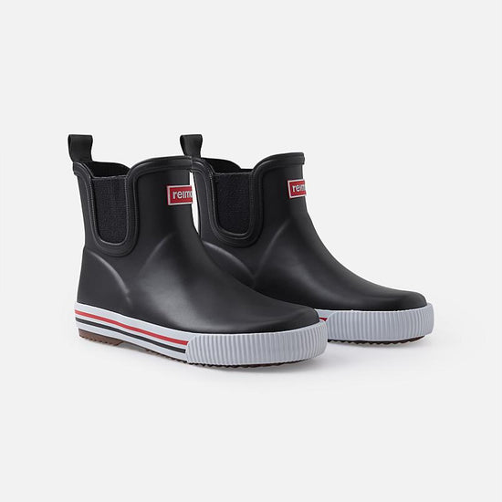 Botas de lluvia Reima Ankles para niños – Negras – Packshot: vista de un par, n.º 2