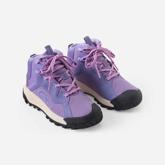 Chaussures de randonnée Reima Kulkuri Mid ReimaTec pour enfants, couleur Misty Violet – Packshot 3