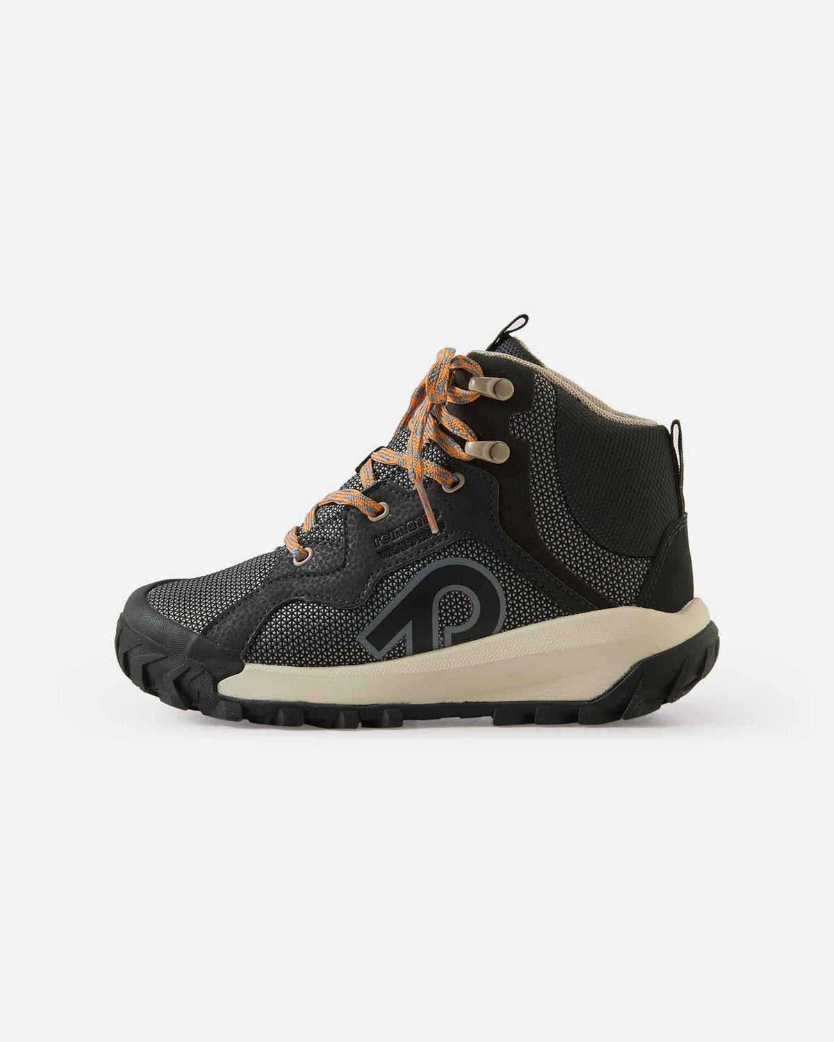 Chaussures de randonnée Reima Kulkuri Mid ReimaTec pour enfants, noir – Packshot 1