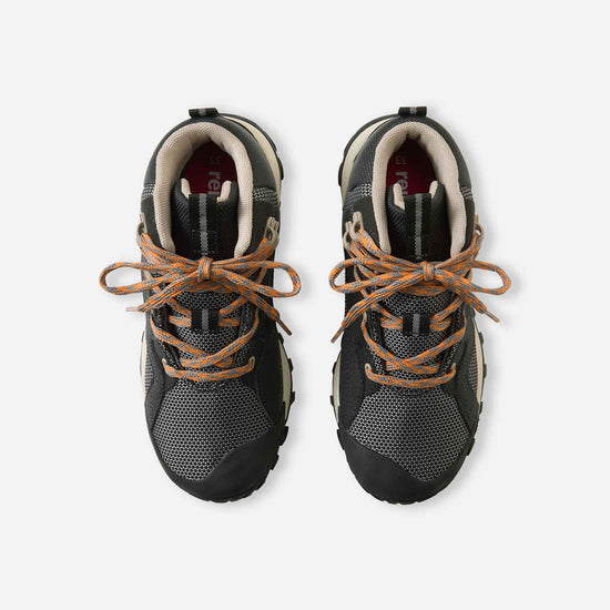 Chaussures de randonnée Reima Kulkuri Mid ReimaTec pour enfants, noires – Packshot 4