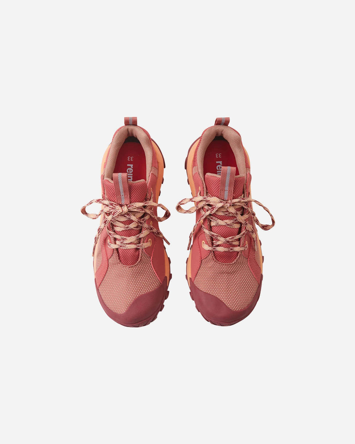 Zapatillas de senderismo Reima Kulkuri Low ReimaTec para niños, color Red Clay – Packshot 4