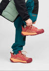 Zapatillas de senderismo Reima Kulkuri Low ReimaTec para niños, color Red Clay – Foto de estudio 1