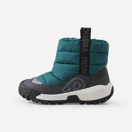 Bottes d'hiver Reima Lumiloma ReimaTec pour enfants, couleur Dark Teal – Packshot 1