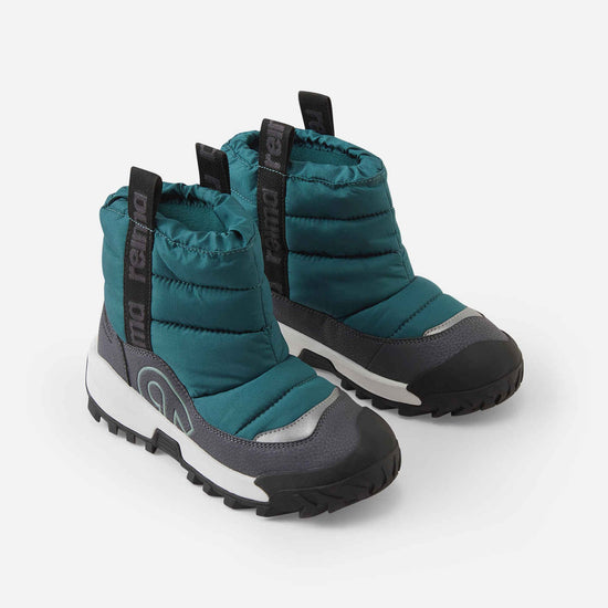 Bottes d'hiver Reima Lumiloma ReimaTec pour enfants, couleur Dark Teal – Packshot 3