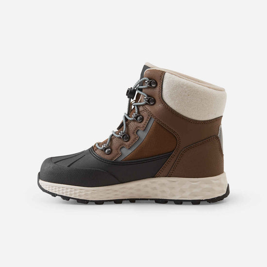 Reima Hallava Lace ReimaTec Winterstiefel Kinder Umber Brown – Packshot Ansicht 2