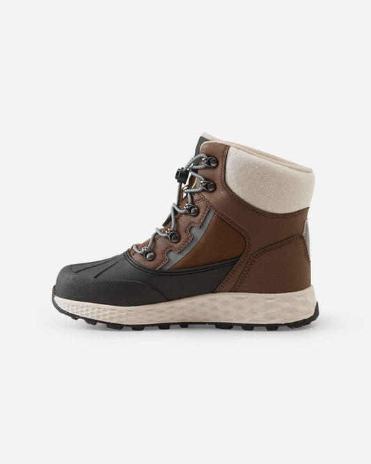 Reima Hallava Lace ReimaTec Winterstiefel Kinder Umber Brown – Packshot Ansicht 2