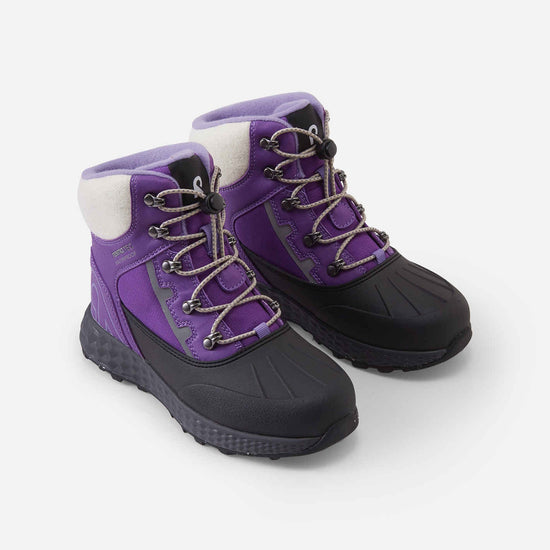 Reima Hallava Lace ReimaTec Winterstiefel Kinder Plum Purple – Packshot Ansicht 3