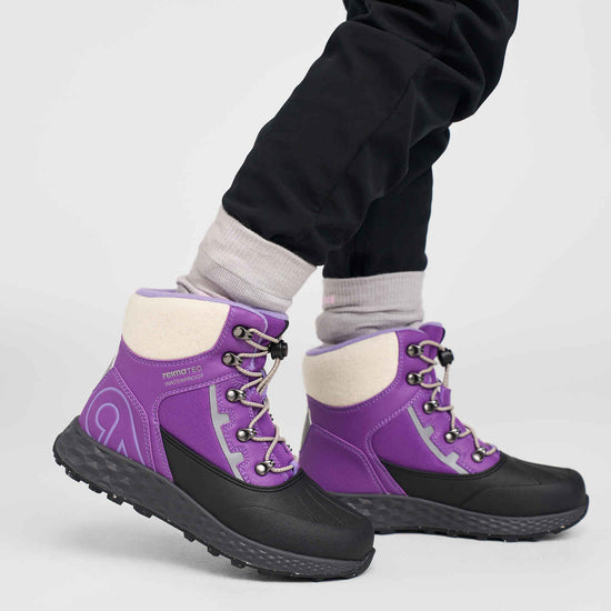Reima Hallava Lace ReimaTec Winterstiefel Kinder Plum Purple – Studioshot Ansicht 8