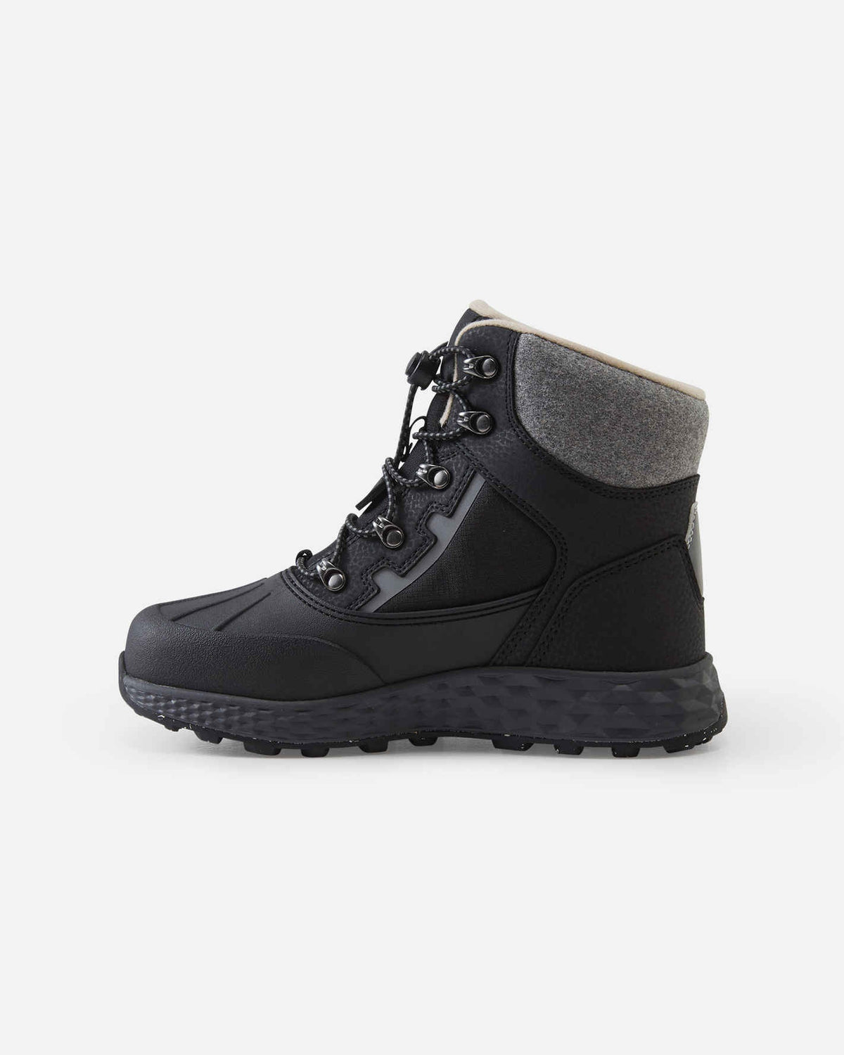 Reima Hallava Lace ReimaTec Winterstiefel Kinder Black – Packshot Ansicht 2