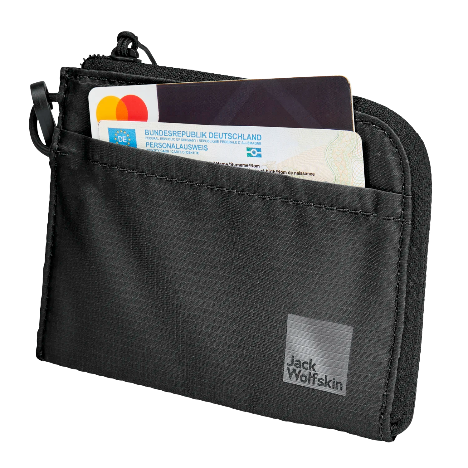 Jack Wolfskin WANDERMOOD WALLET granite black One Size - PeakStyle