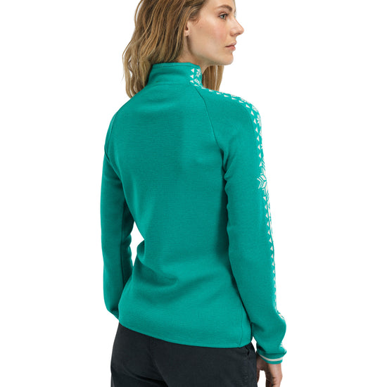 Dale Of Norway W GEILO FEM SWEATER Peacock Offwhite XL - PeakStyle