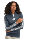 Dale Of Norway W GEILO FEM SWEATER Steel Offwhite XL - PeakStyle