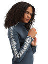 Dale Of Norway W GEILO FEM SWEATER Steel Offwhite XL - PeakStyle