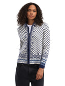 Dale Of Norway W SOLFRID FEM JACKET Offwhite Electricstorm Navy XXL - PeakStyle